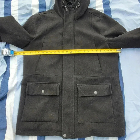 Tommy Hilfiger Black Hooded Jacket - Picture 9 of 14